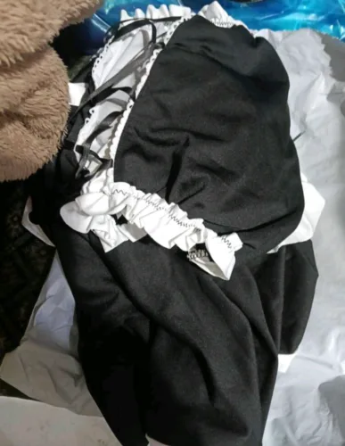 Lace Bow Front Maid Costume Set photo review