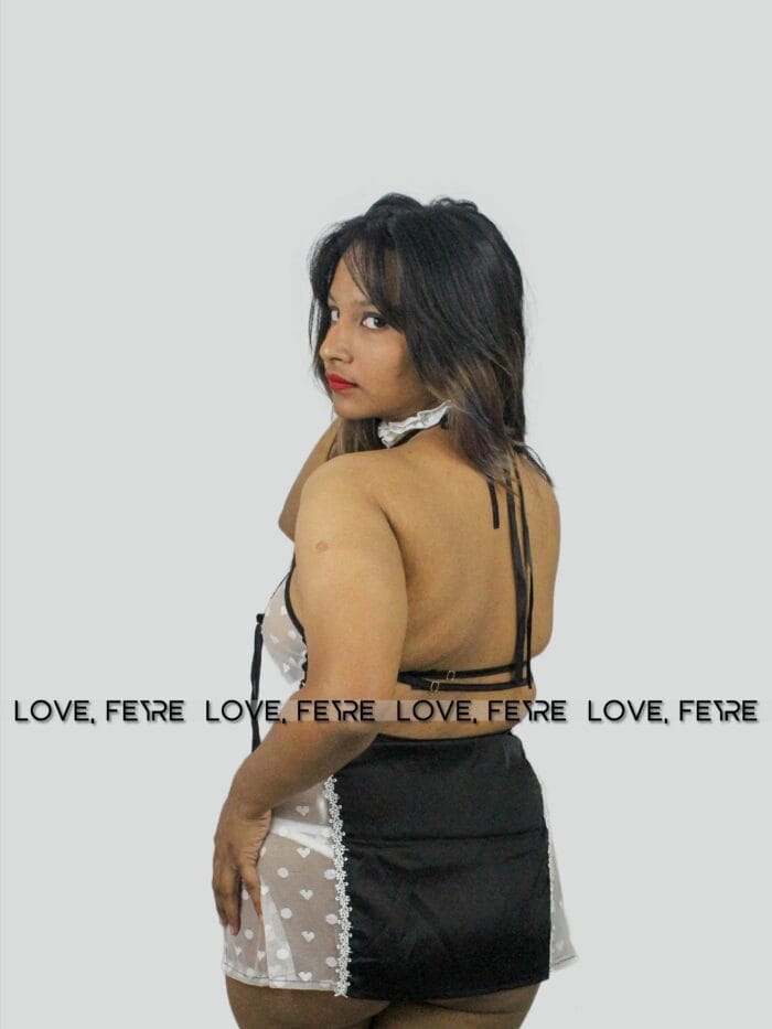 Lace Backless Split Hem Cami Satin Slips - Image 3