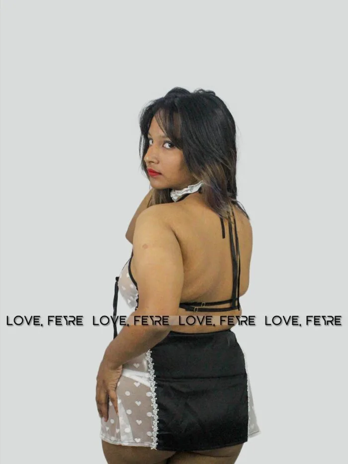 Lace Backless Split Hem Cami Satin Slips - Image 3