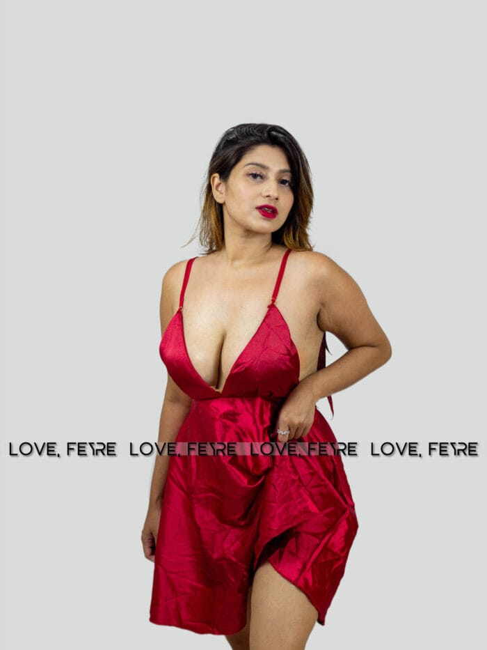 Silk Backless Angel Wings Nightgown